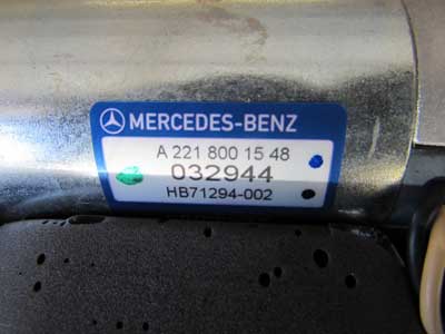 Mercedes Trunk Hydraulic Pump Pull Down Close Assist A2218001548 W221 07-13 S550 S Class10